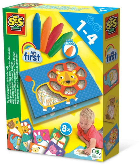 Ses Creative Ses My First – Buntstift-Tierkarten
