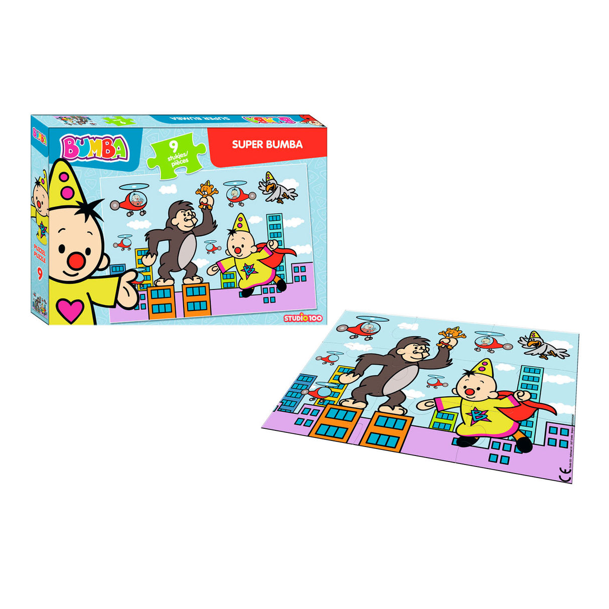 Studio 100 Bumba-Puzzle Super Bumba, 9-tlg.