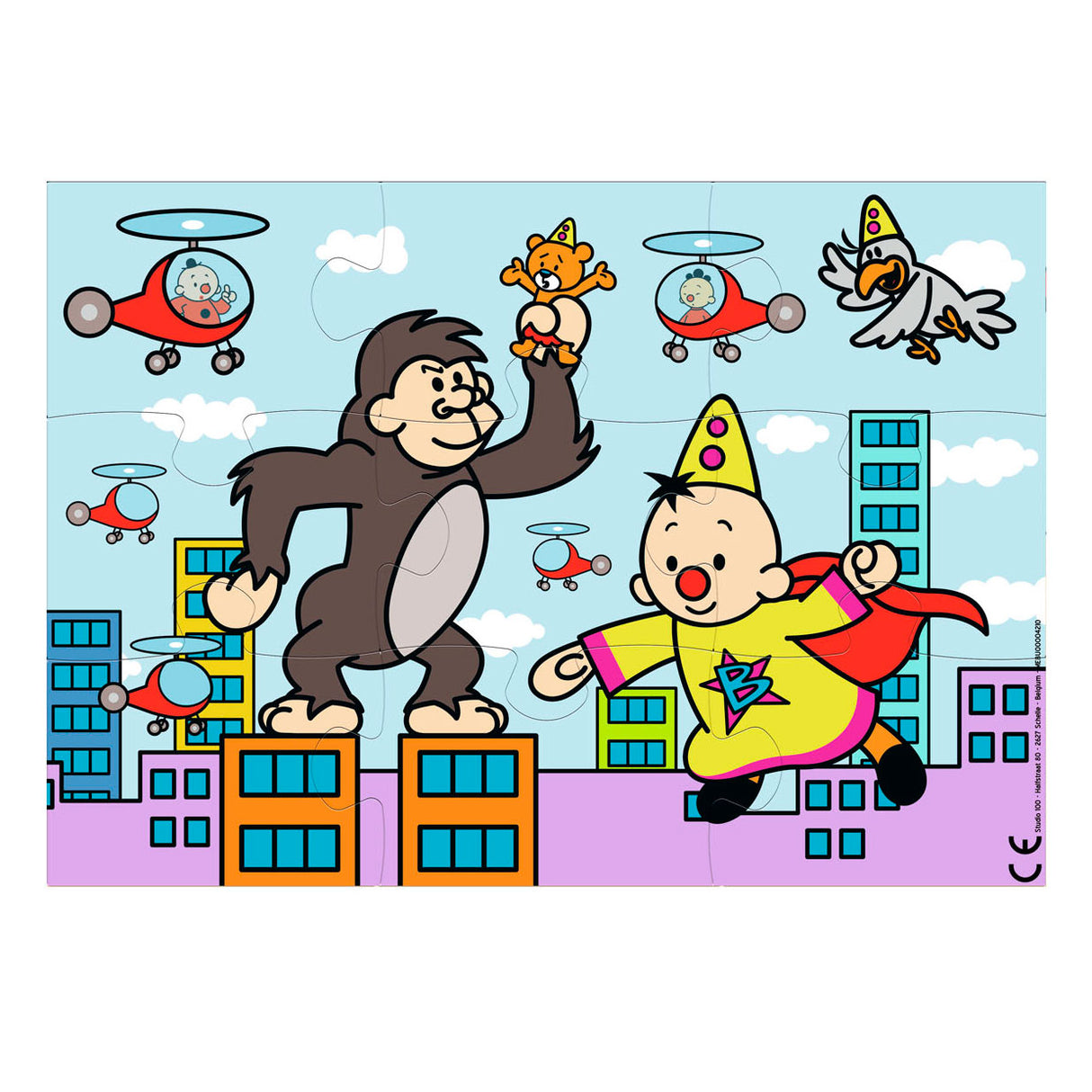Studio 100 Bumba-Puzzle Super Bumba, 9-tlg.
