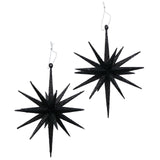 Boltze Home Deco Anhänger Stern h15cm schwarz 2-teilig