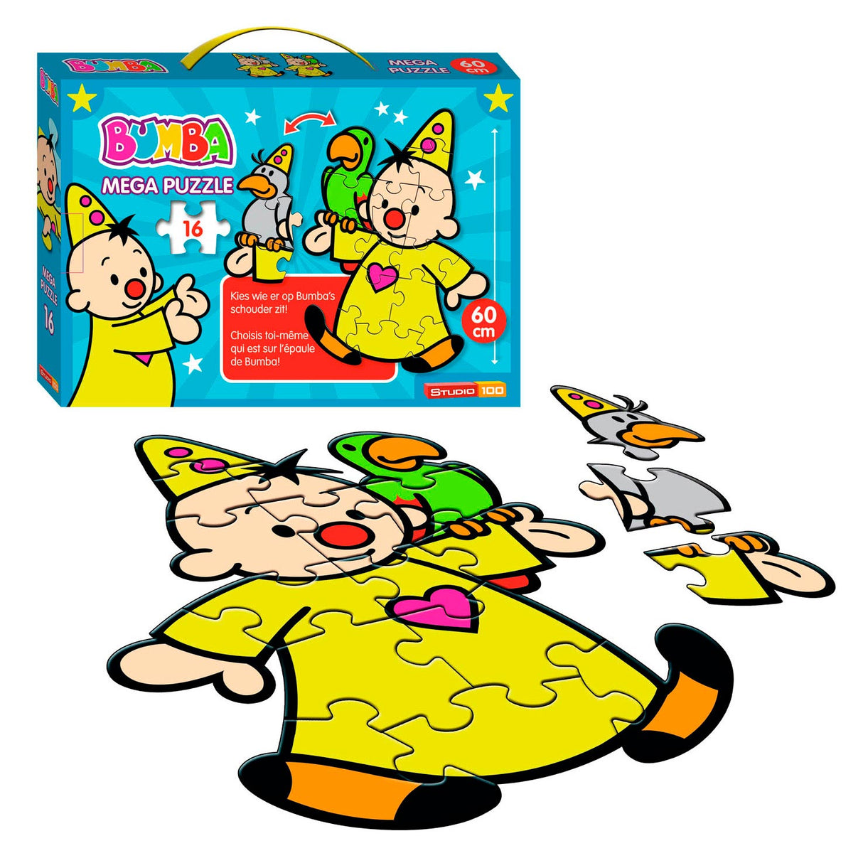 Bumba Mega-Bodenpuzzle, 16-tlg.
