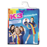 Studio 100 k3 Kostüm – Regenbogenblau, 9–11 Jahre