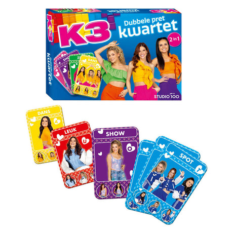 Studio 100 k3 Quartett – doppelter Spaß