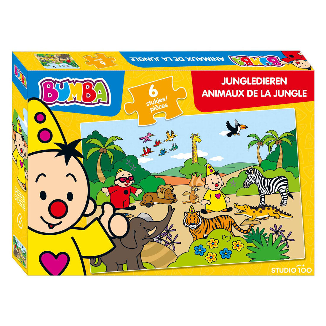 Studio 100 Bumba-Puzzle Dschungeltiere, 6-tlg.