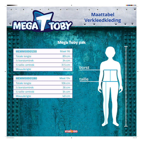 Mega Mindy Kostüme – Kostüm Mega Toby 3 5 Jahre – Größe 116