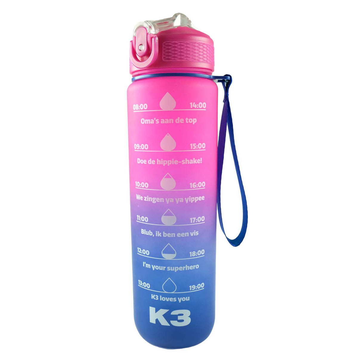Studio 100 k3 Motivationstrinkflasche 1l
