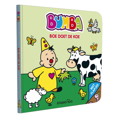 Studio 100 bumba kartonboek met flapjes - boe doet de koe