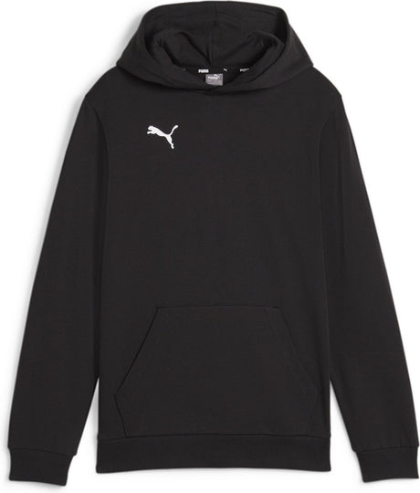 Puma TeamGoal Casuals Hoody Jr Jungen Sportpullover – Schwarz-Weiß