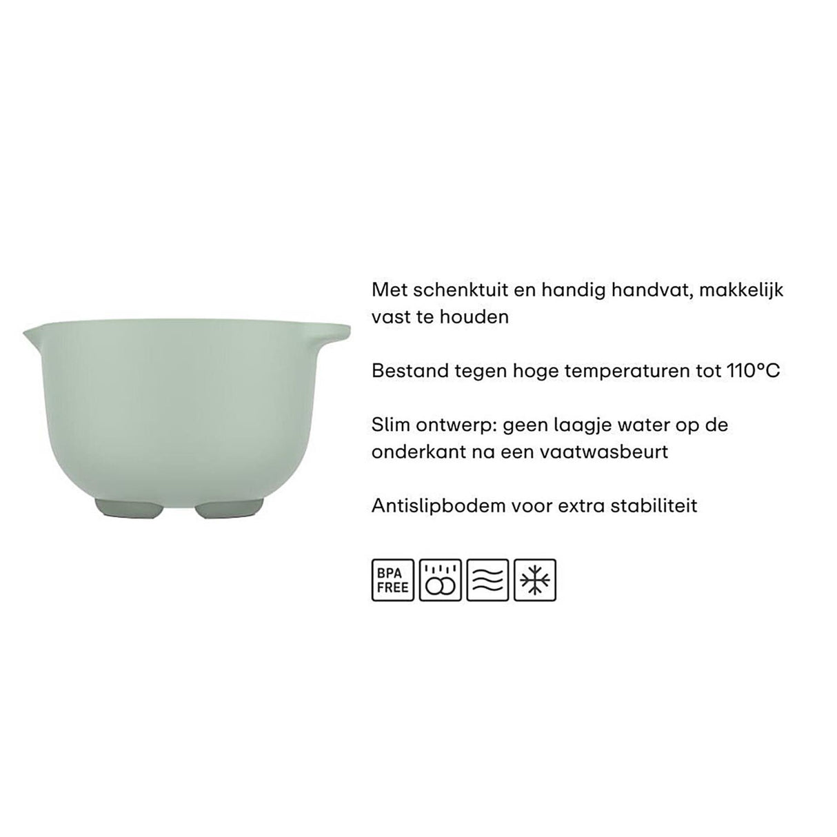 Mepal Rührschüssel Chef It 3l Salbei