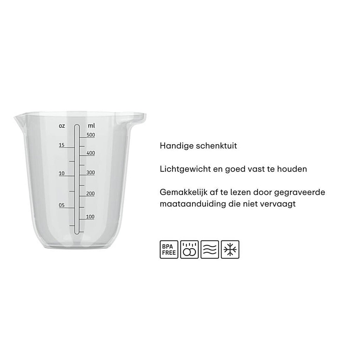 Mepal Messbecher Chef It 500ml klar