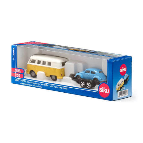 Siku VW T1 Anhänger ein Käfer 2567
