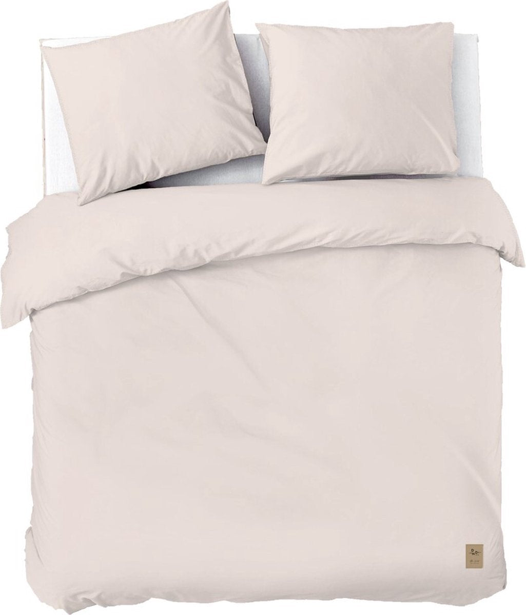 Dindi home dekbedovertrek forever colours - 200x220 - 100% katoen - roze