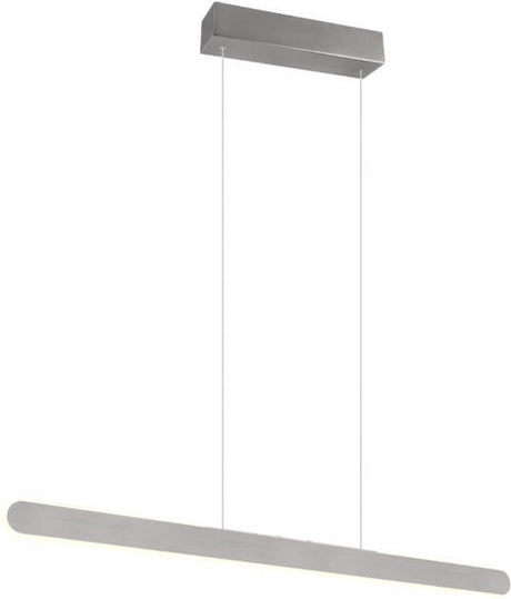 Trio Helios - Hängelampe - gebürstetes Aluminium - inkl. 1x SMD 28w - 4-stufiger Touch-Schalter - einstellbare Lichtfarbe