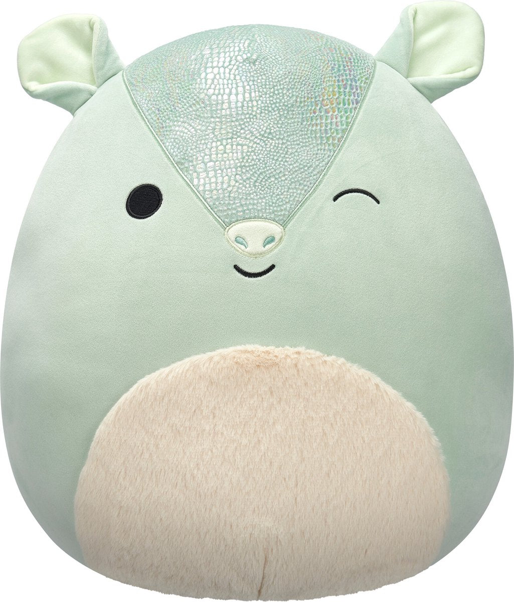 Jazwares Squishmallows Kuscheltier Plüsch – Arilla-Gürteltier, 40 cm