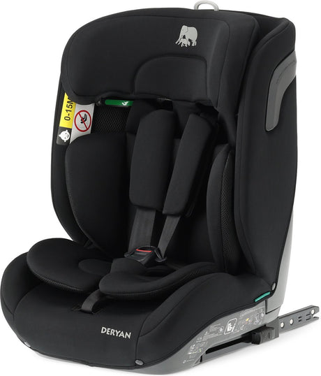 Deryan carter luxe i-size isofix autostoel - 76-150cm - zwart