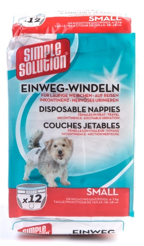 Simple solution wegwerp honden luier