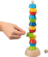 Goki Wooden Wobbling Tower Game, 15dlg.