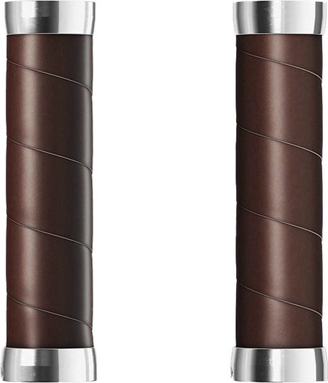 Griffe schlanke Ledergriffe 100 mm ein Braun