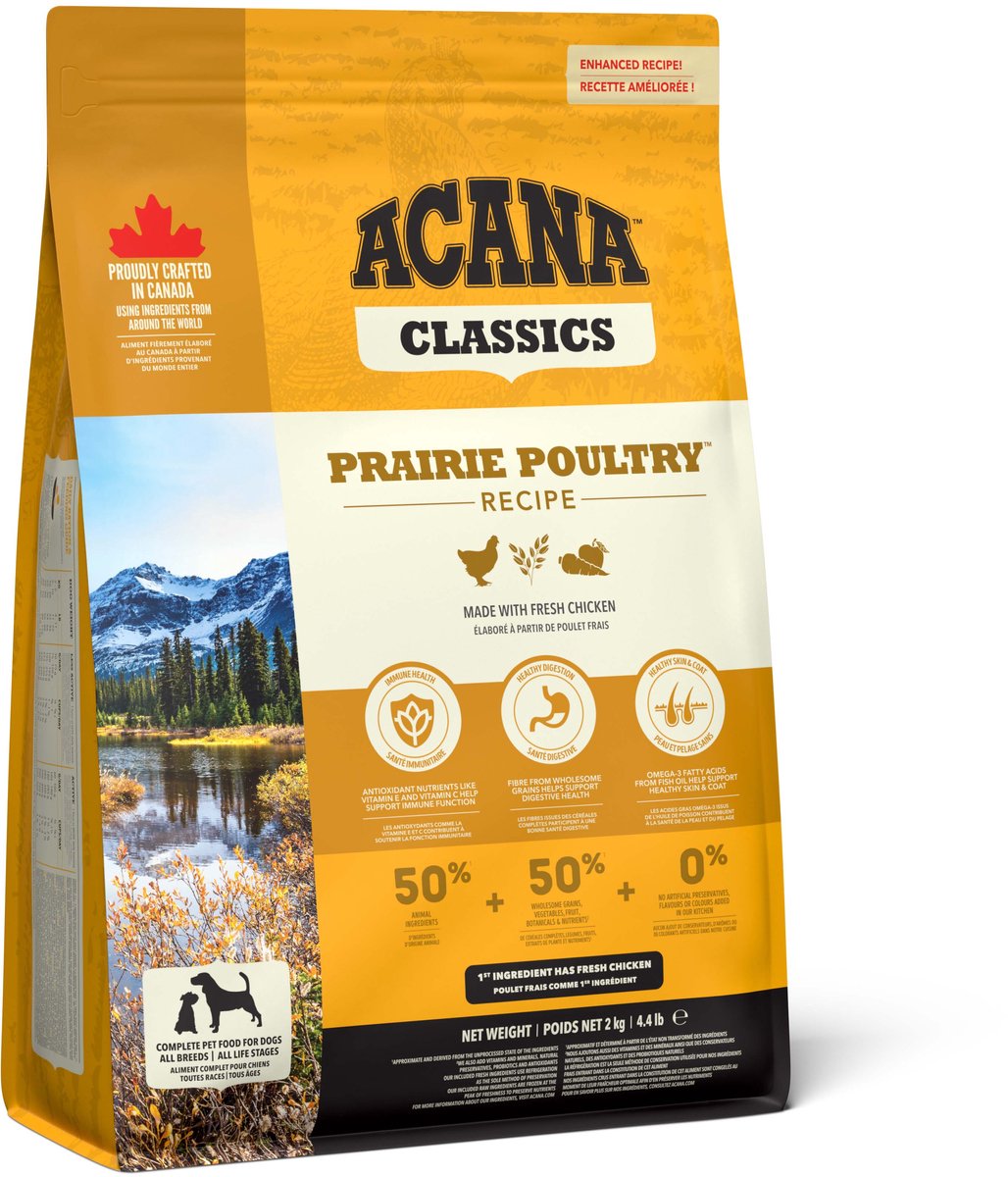 Acana Classics Präriegeflügel Huhn Truthahn – Hundefutter – 2 kg