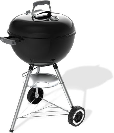 Weber Original Wasserkocher – ø 47 cm Grillrost – Holzkohlegrill – Schwarz – Ascheauffangschale – 2 langlebige, wetterbeständige Räder – One-Touch-Reinigungssystem – Deckelthermometer – 2 Werkzeughaken – kratz- und rostbeständig