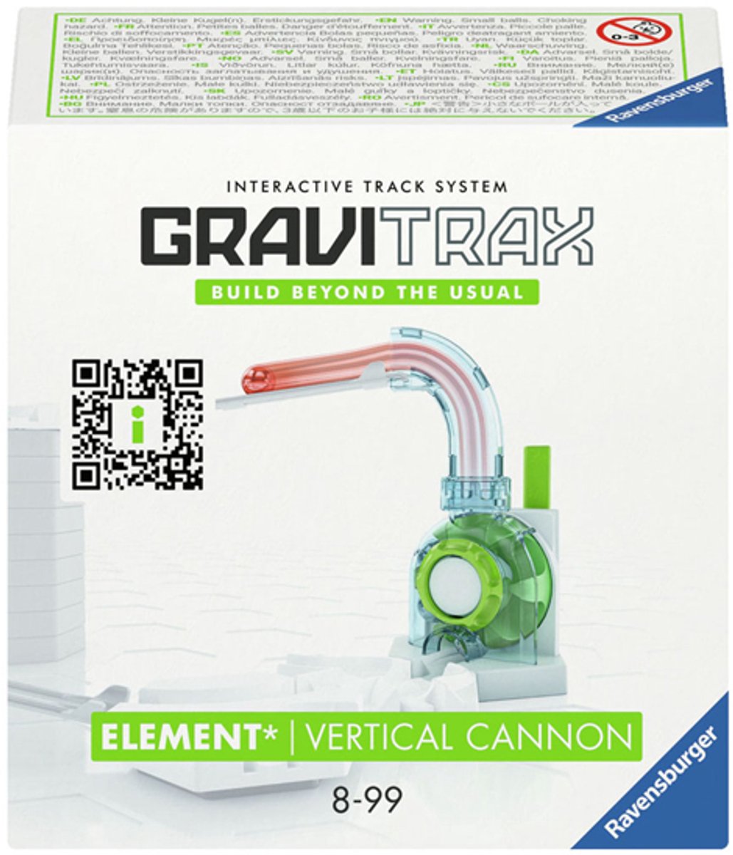 Gravitrax-Vertikalkanone – Erweiterung der Kugelbahn – Lernspielzeug – ab 8 Jahren
