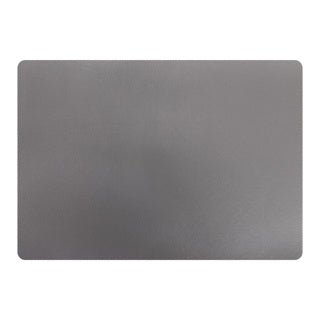 No brand Tischset Leder dunkelgrau 43x30 cm | 6 Stück