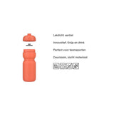 Mepal-Flasche Squeeze 600 ml Pfirsich-Orange