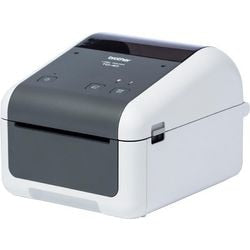 Etikettendrucker Brother td4410dxx1 weiß, grau