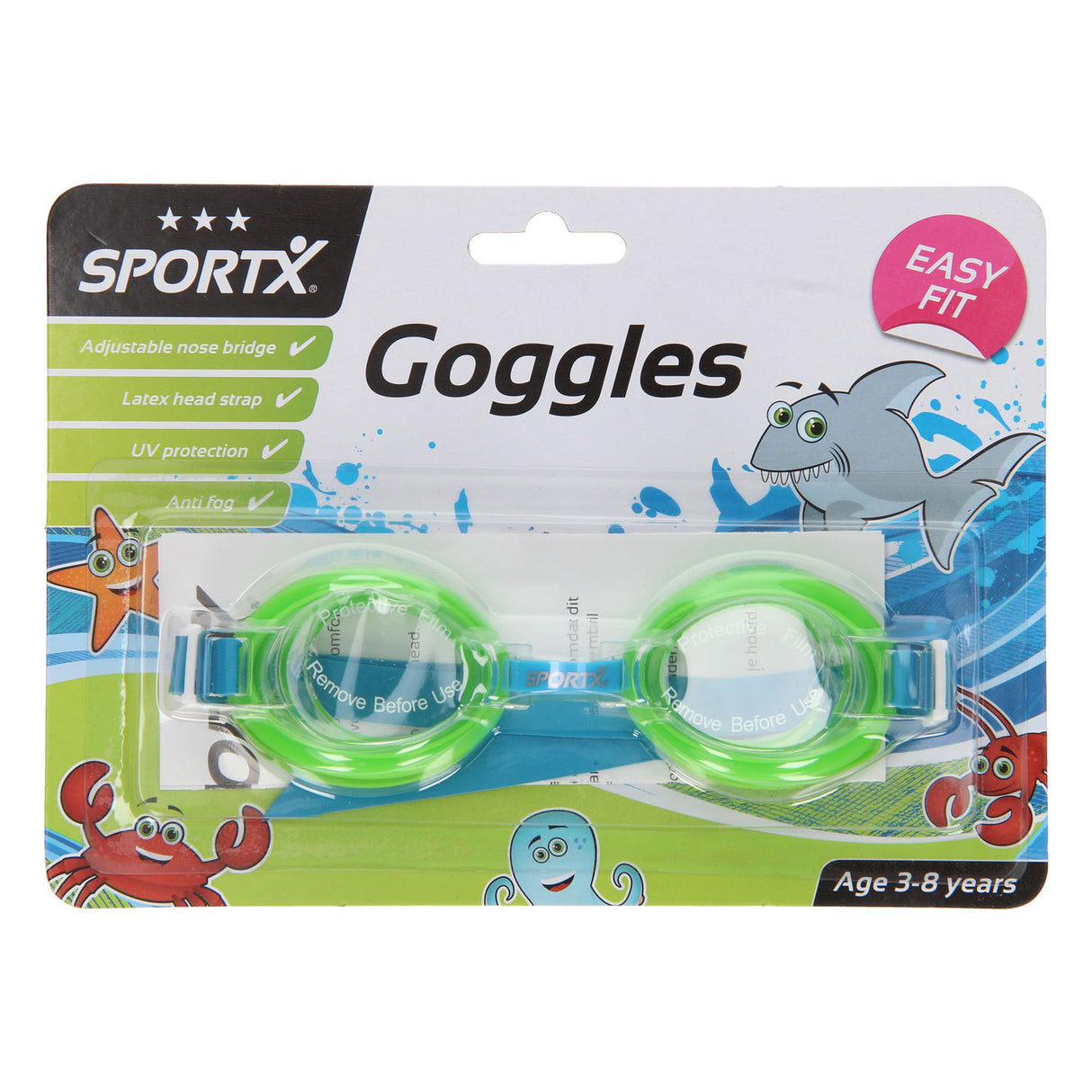 Sportx SportX Zwembril Comfort Groen