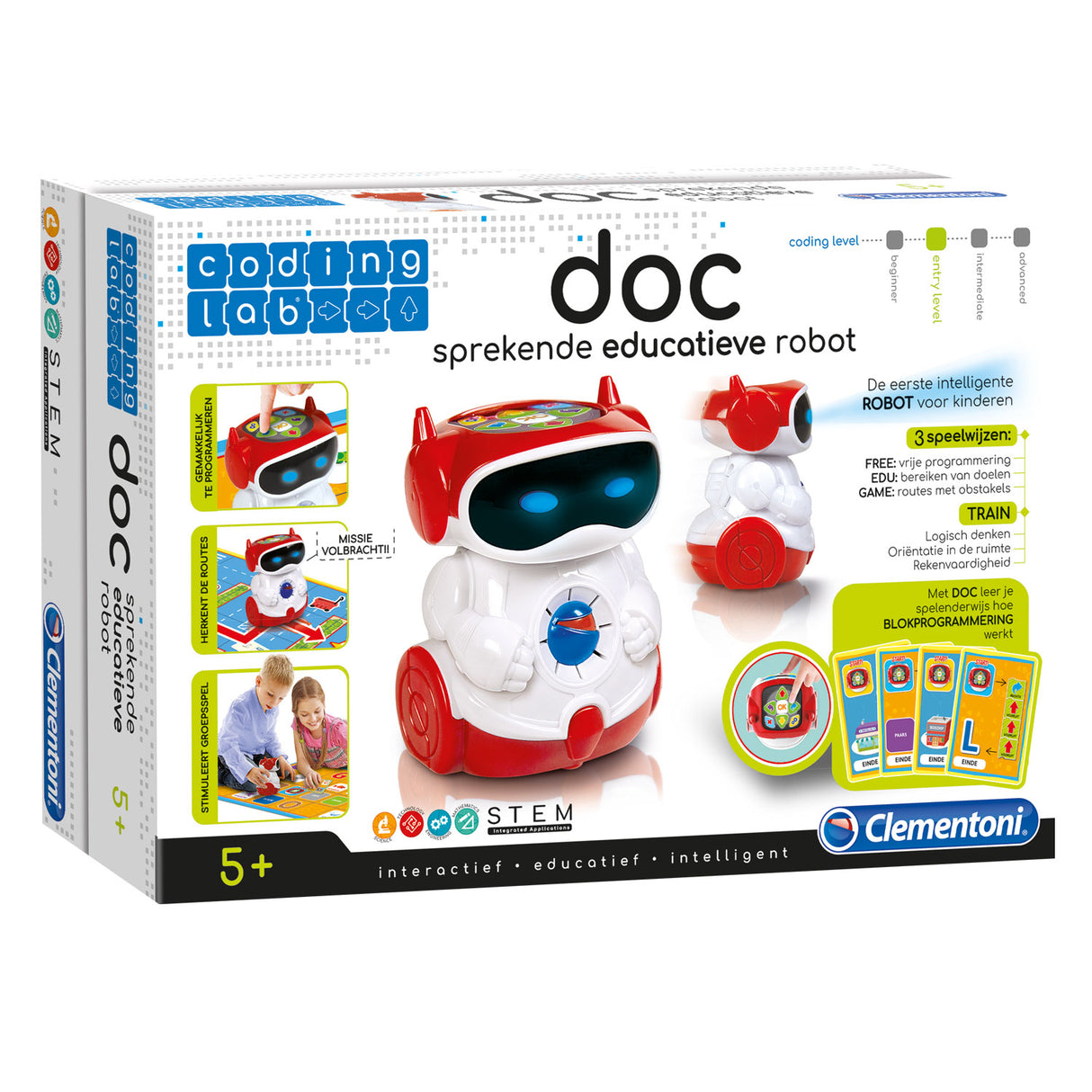 Clementoni Coding Lab Doc educational talking robot