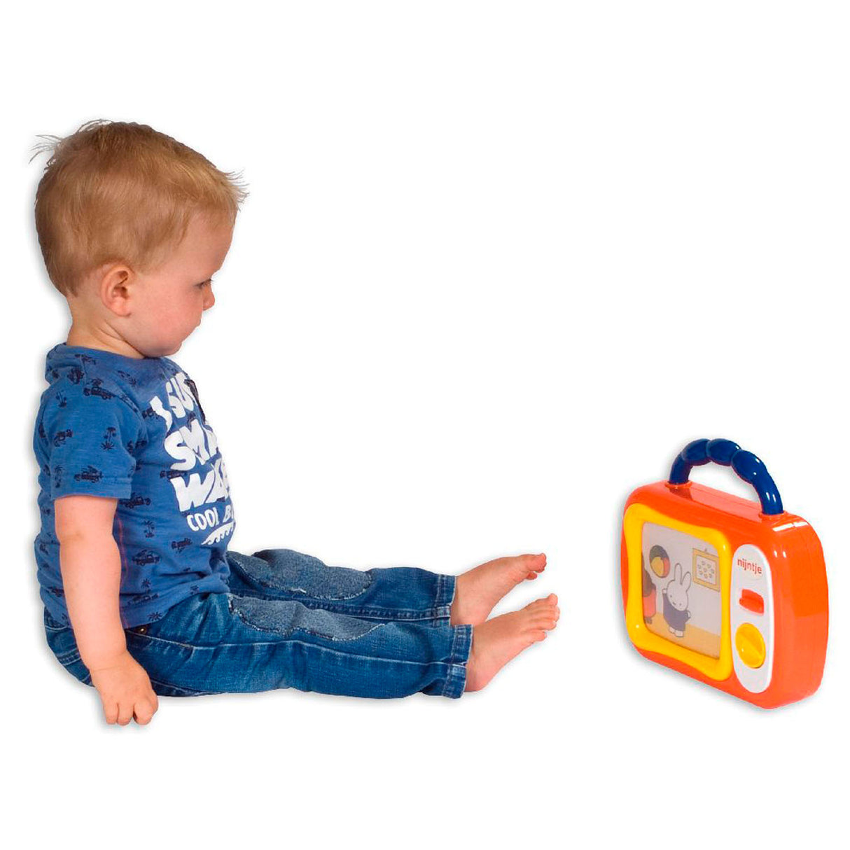 Rubo spielt Miffy, meinen ersten Fernseher
