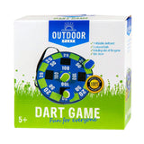 Spielen Sie im Freien ein Dartspiel