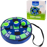 Spielen Sie im Freien ein Dartspiel