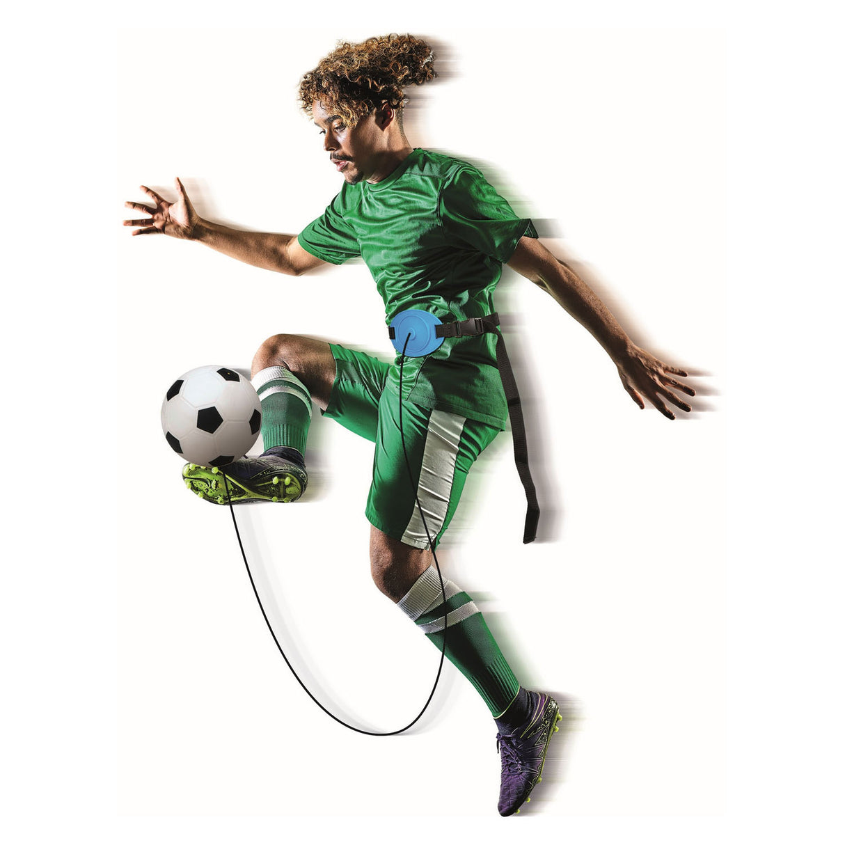 Sportx Fußballtrainer – Ballspiele – Balldurchmesser 20 cm – elastische Kordel