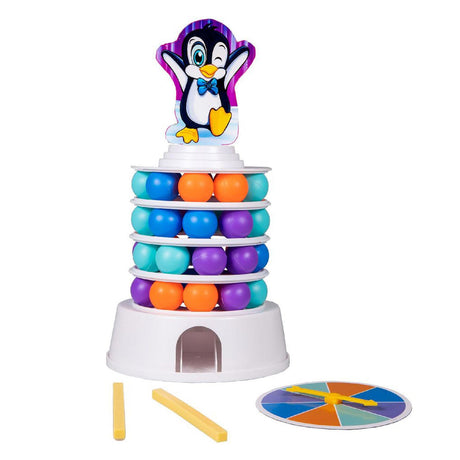 Clownspiele wackeliger Wackelturm