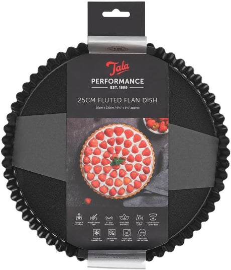 Tala Performance – Quiche-Pfanne mit losem Boden – 25 cm – ofenfest – Antihaftbeschichtung – PFAS-frei