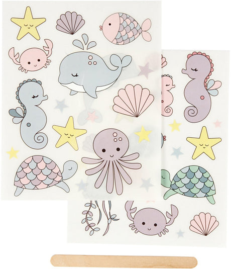 Creativ Company CC Rubbelaufkleber Ozean 12x15 cm 2 Blatt