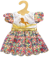 Heless Pu-Glitzer Clay Einhorn gold, Größe 28-35cm