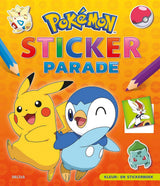 Deltas Pokemon Sticker Parade Mal- und Stickerbuch