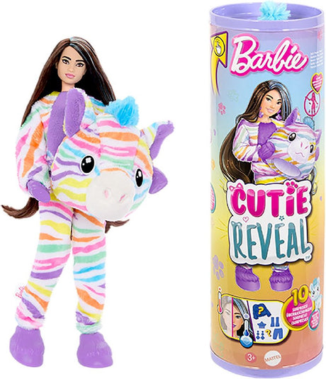 Barbie Cutie enthüllt Farbtraum – Puppe – Zebra