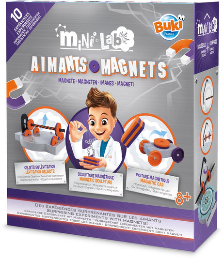 Buki France Buki – Mini-Labormagnete – Experimentieren mit Magneten