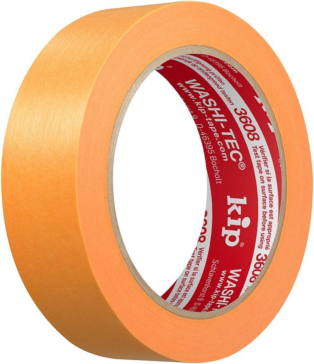 Kip 3608 Washi Tape Orange 30 mm – pro Rolle