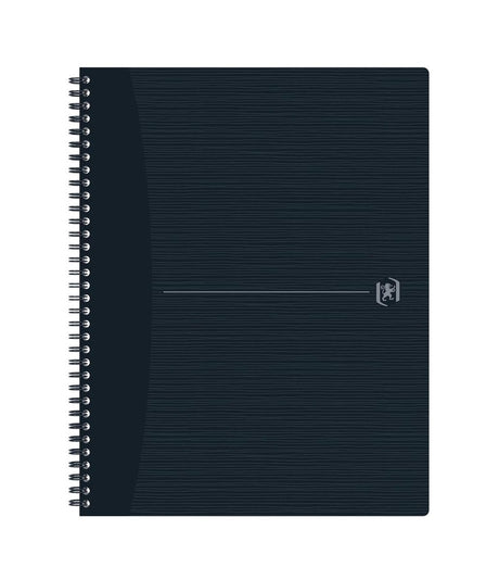 Oxford Origins – nachhaltiges Notizbuch – A4+ – liniert – 70 Blatt – Schwarz