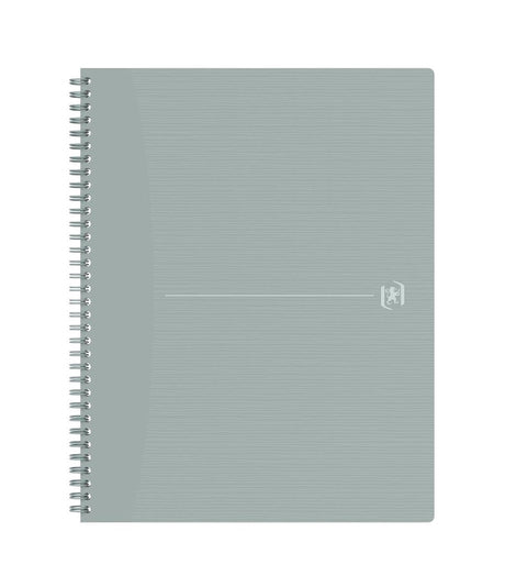 Oxford Origins – nachhaltiges Notizbuch – A4+ – kariert 5 mm – 70 Blatt – Grau