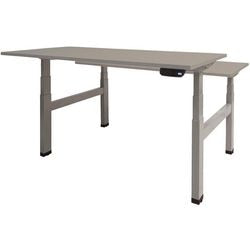 Zit-sta-bureau schaffenburg dextro basic t-voet grijs