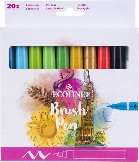Ecoline Pinselstift-Set Landschaften | 20 Farben