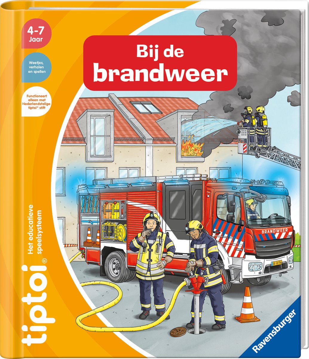 Ravensburger tiptoi - Buch - Bei der Feuerwehr - Lernsystem