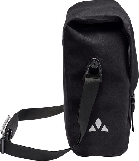 Vaude Fahrradtasche Umhängetasche mit Laptopfach Augsburg IV Fahrradtasche schwarz schwarz