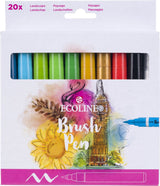Bruynzeel Ecoline Pinselstift-Set Landschaften, 20 Farben