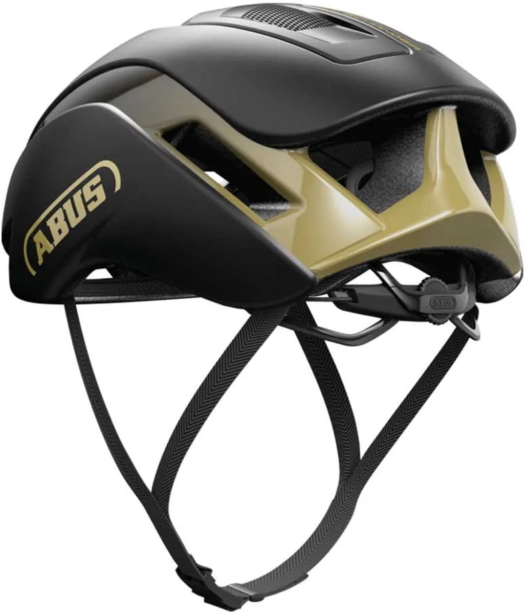 ABUS HELME GAMECHANGER 2.0 Schwarz Gold M 54-58 cm